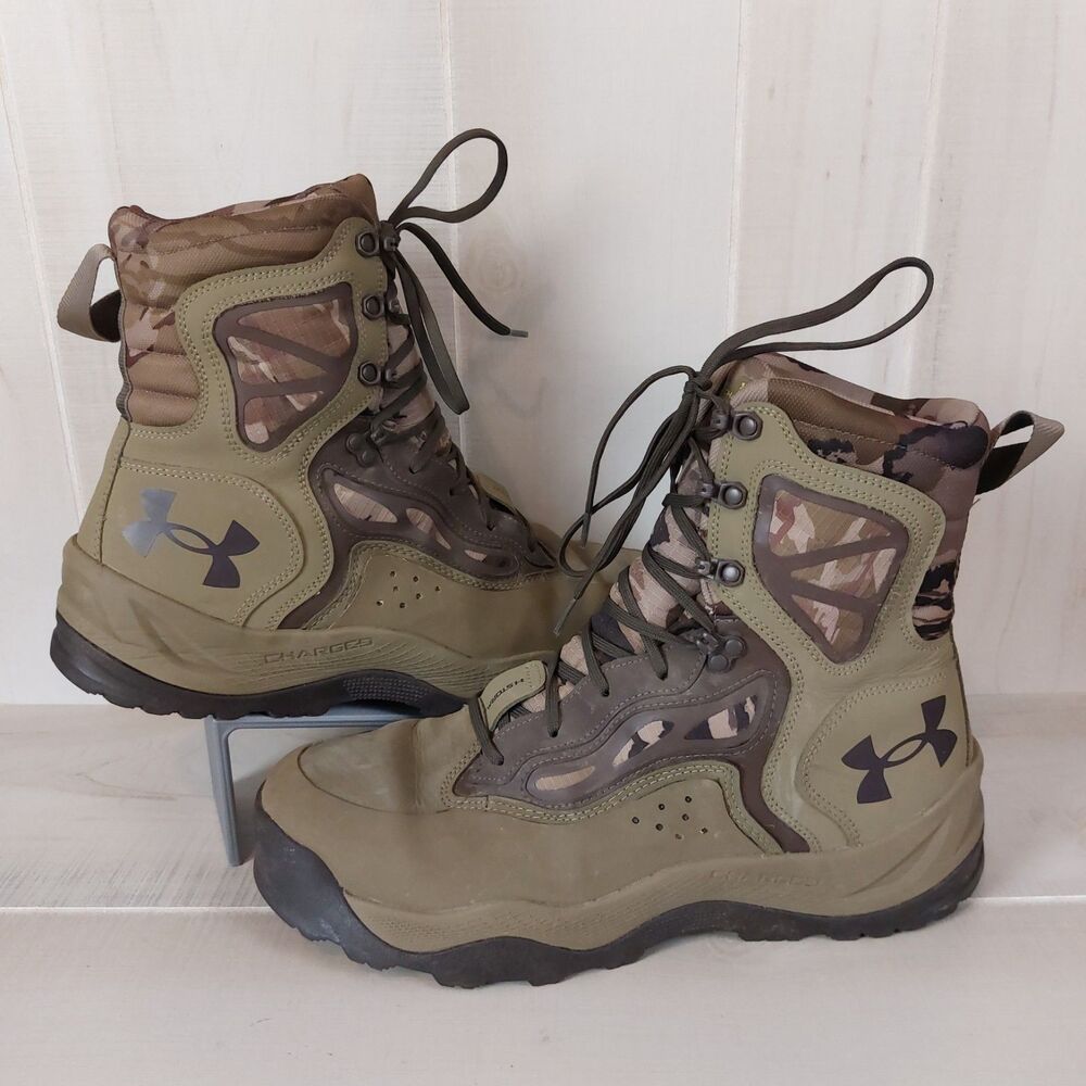 Under Armour Charged Raider 600G Ridge Reaper Camo Barren Boots Men's 12 Hunting